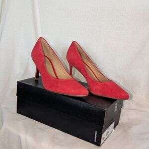 NATURALIZER Natalie Pumps Hot Sauce Leather Heels Women's Size 7.5W